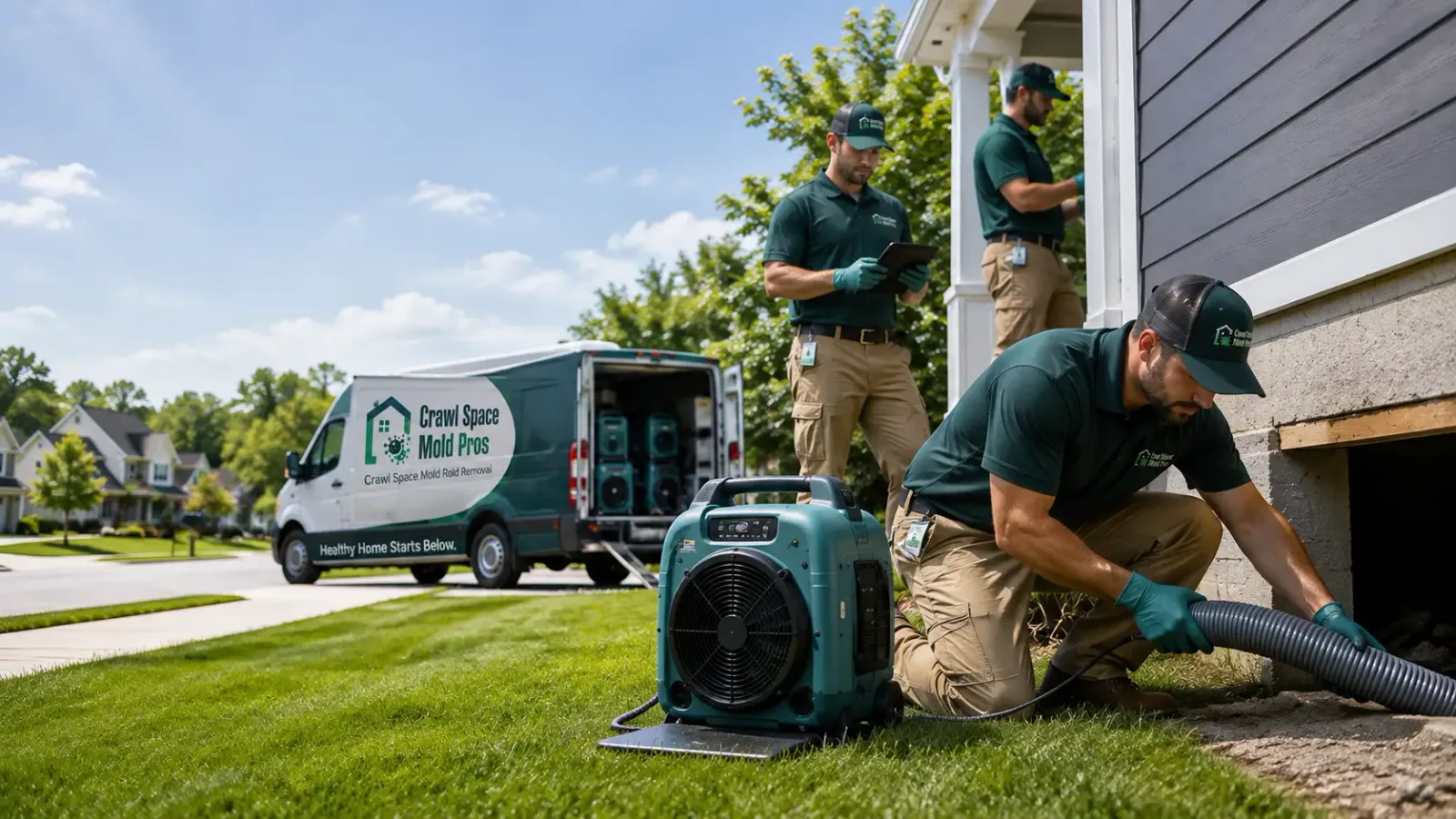 Crawl Space Mold Removal in Norwich, KS